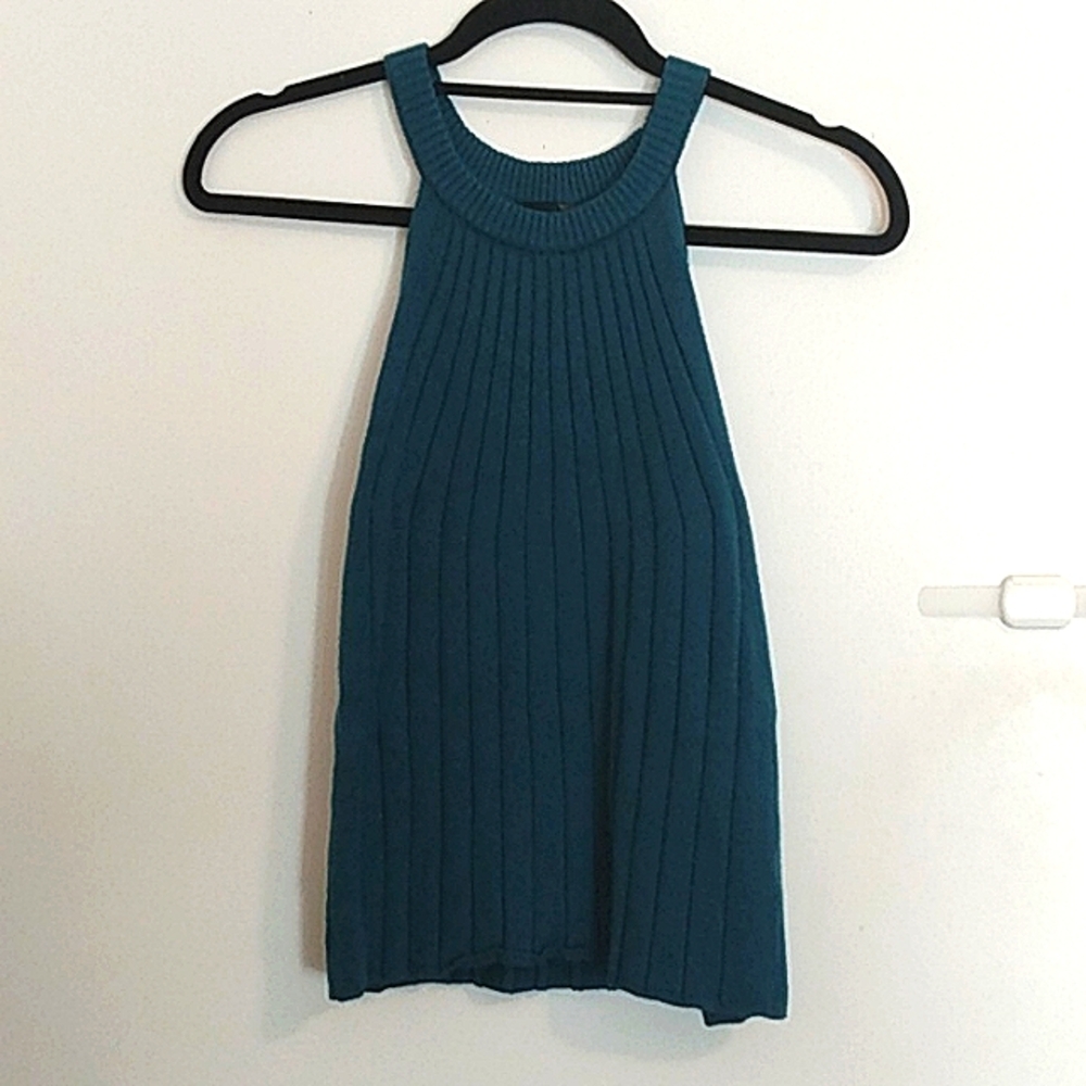 JW Style Women's Size S Teal Tank Top
